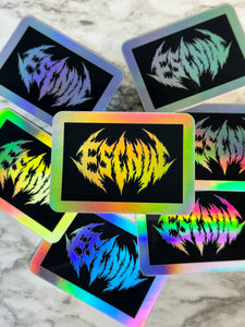 ESCNW Headbanger Music Logo Sticker