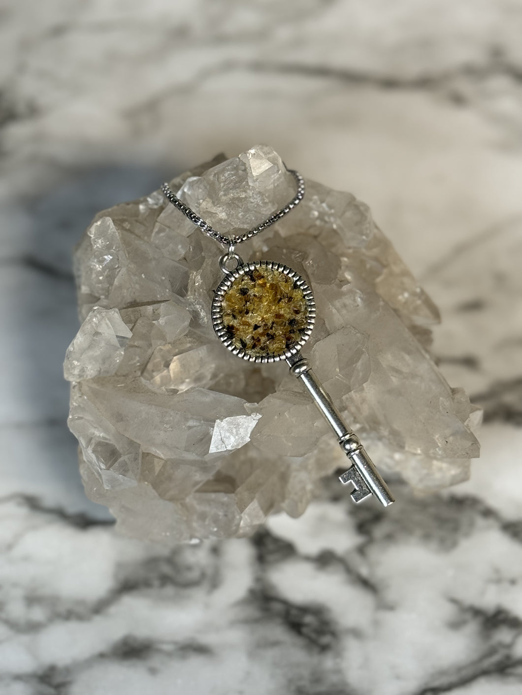 Universal Key Amber Necklace