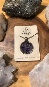Moon Phase Collection~ Quarter Moon Necklace